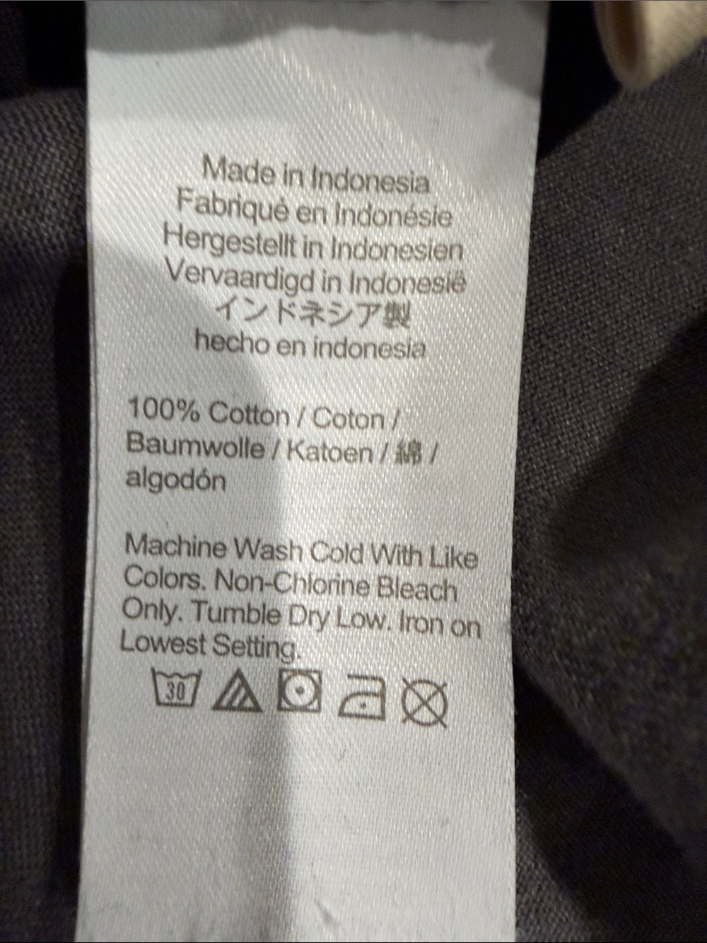 Madewell Denim Popover Shirt Dress Medium Charcoal Gray Utility Cotton Mini - Picture 4 of 6
